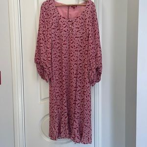 Staud Blush Mushroom Dress Size 8 NWT